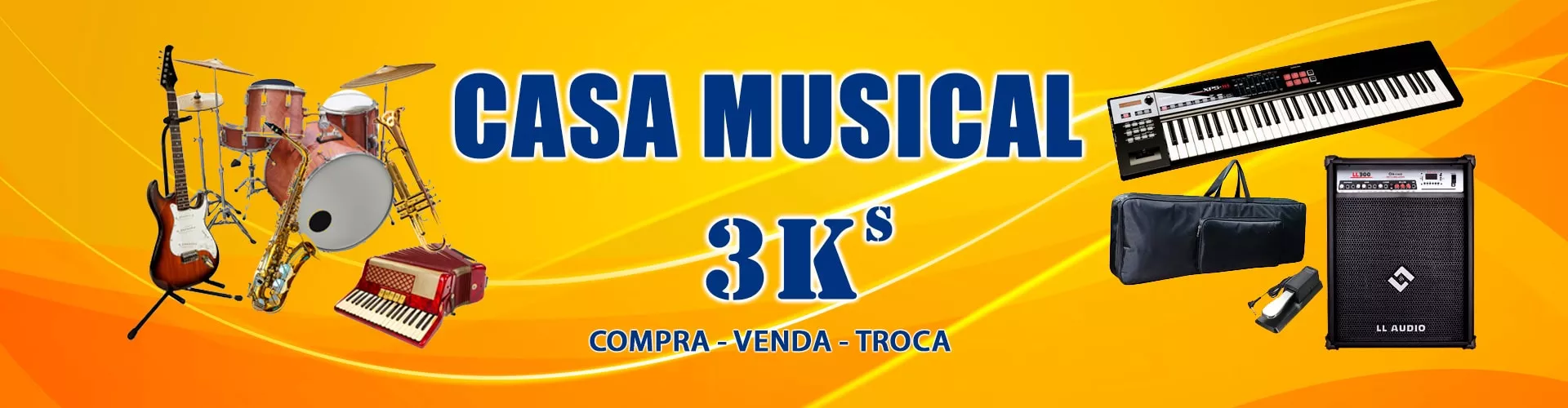 Casa Musical 3Ks - Loja de Instrumentos