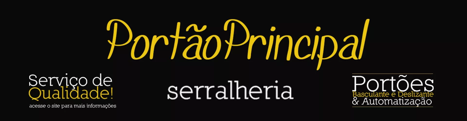 Serralheria Portão Principal